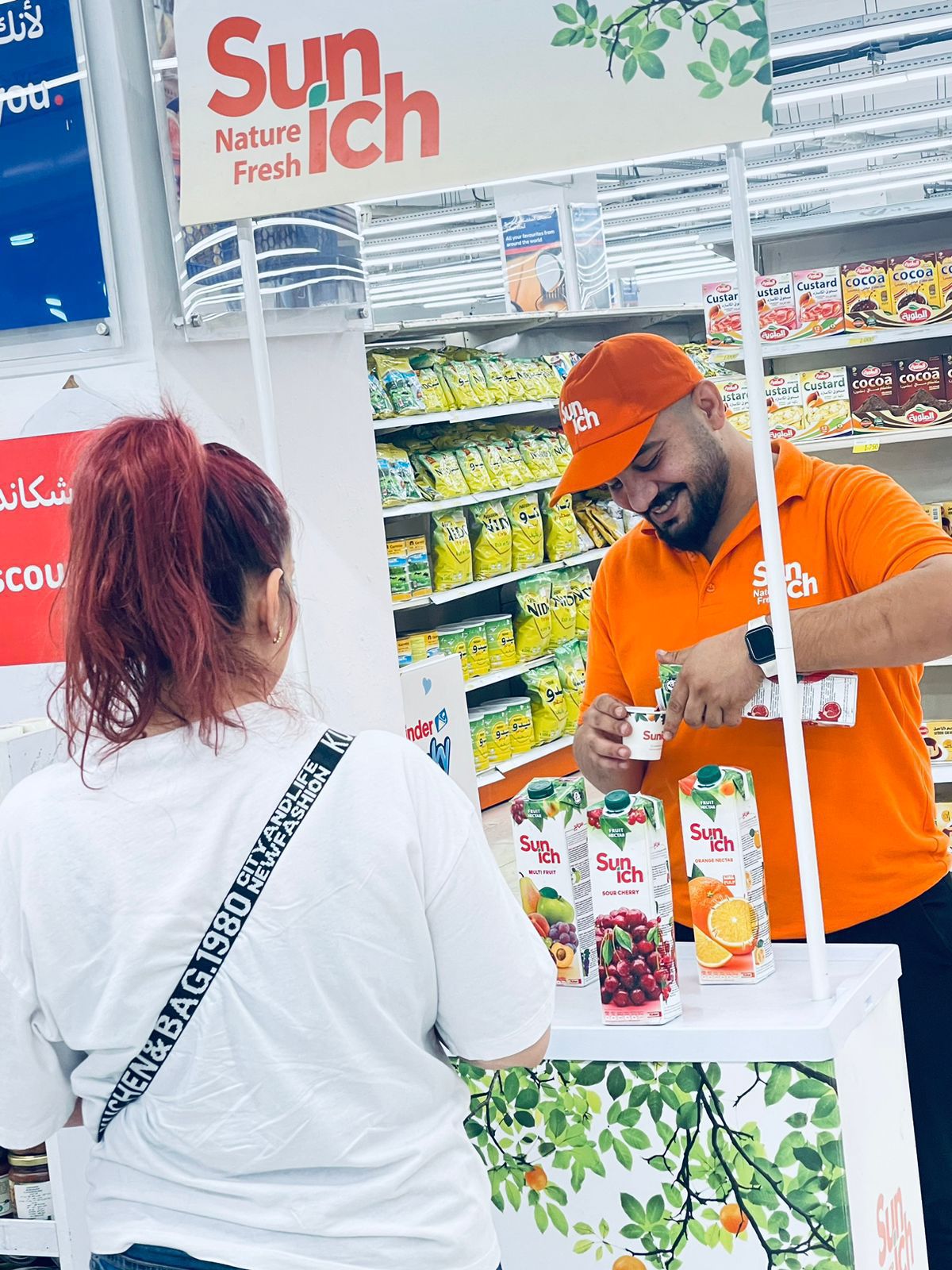 Sunich Iraq, FMCG marketing Iraq, sampling campaign Kurdistan, product tasting Iraq, MAIN Marketing Agency, field activation Iraq
